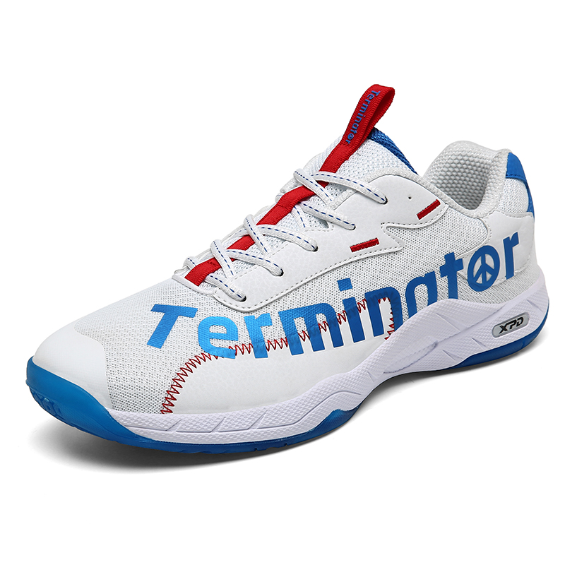 XPD Badminton Shoes Unisex Low Top White/Blue