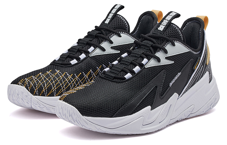 361° Shadow Blade 2 Abrasion Resistant Slip Resistant Low top Performance Basketball Shoes Men’s Black White
