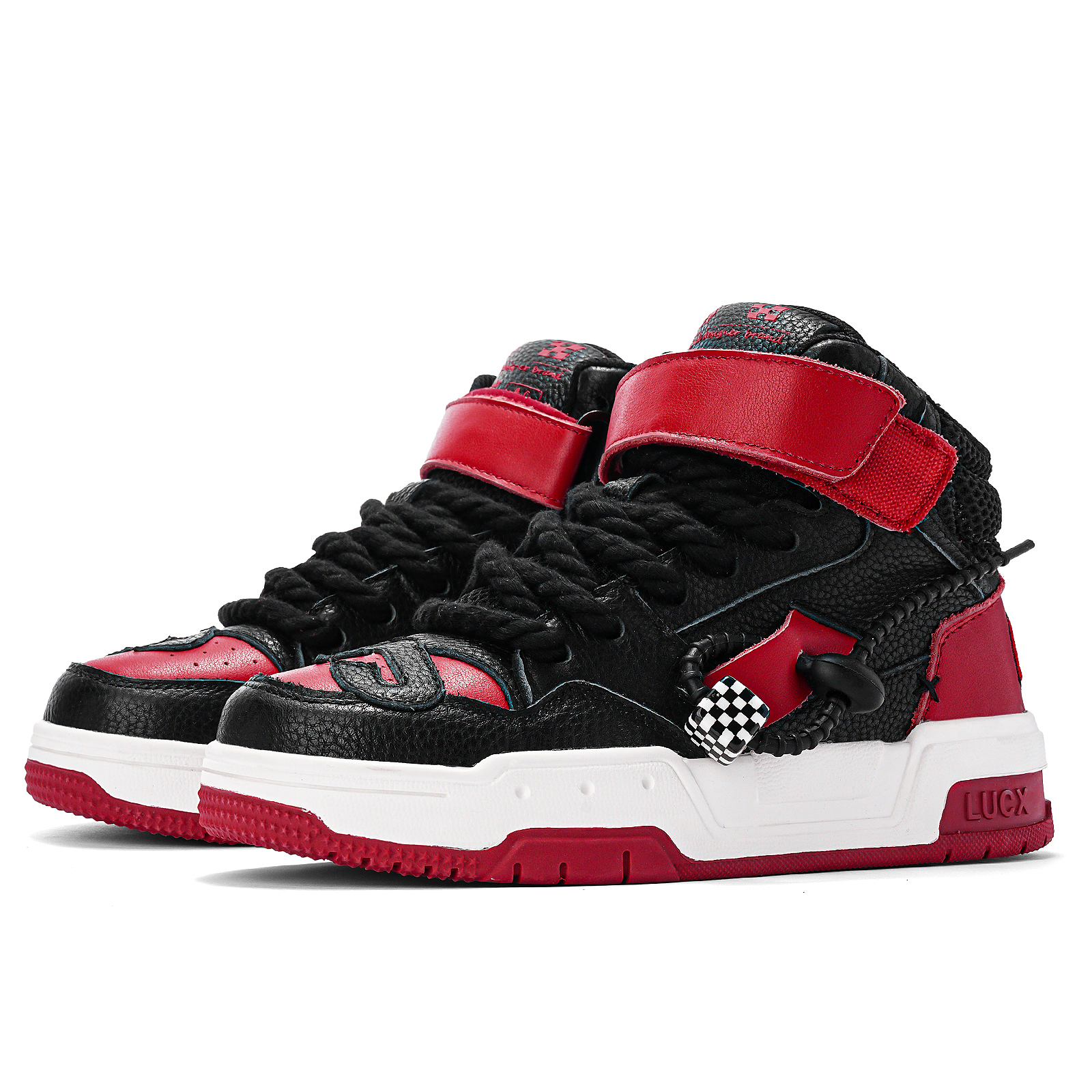 LUCX Lucky Shoes High top Vintage Basketball Shoes Unisex