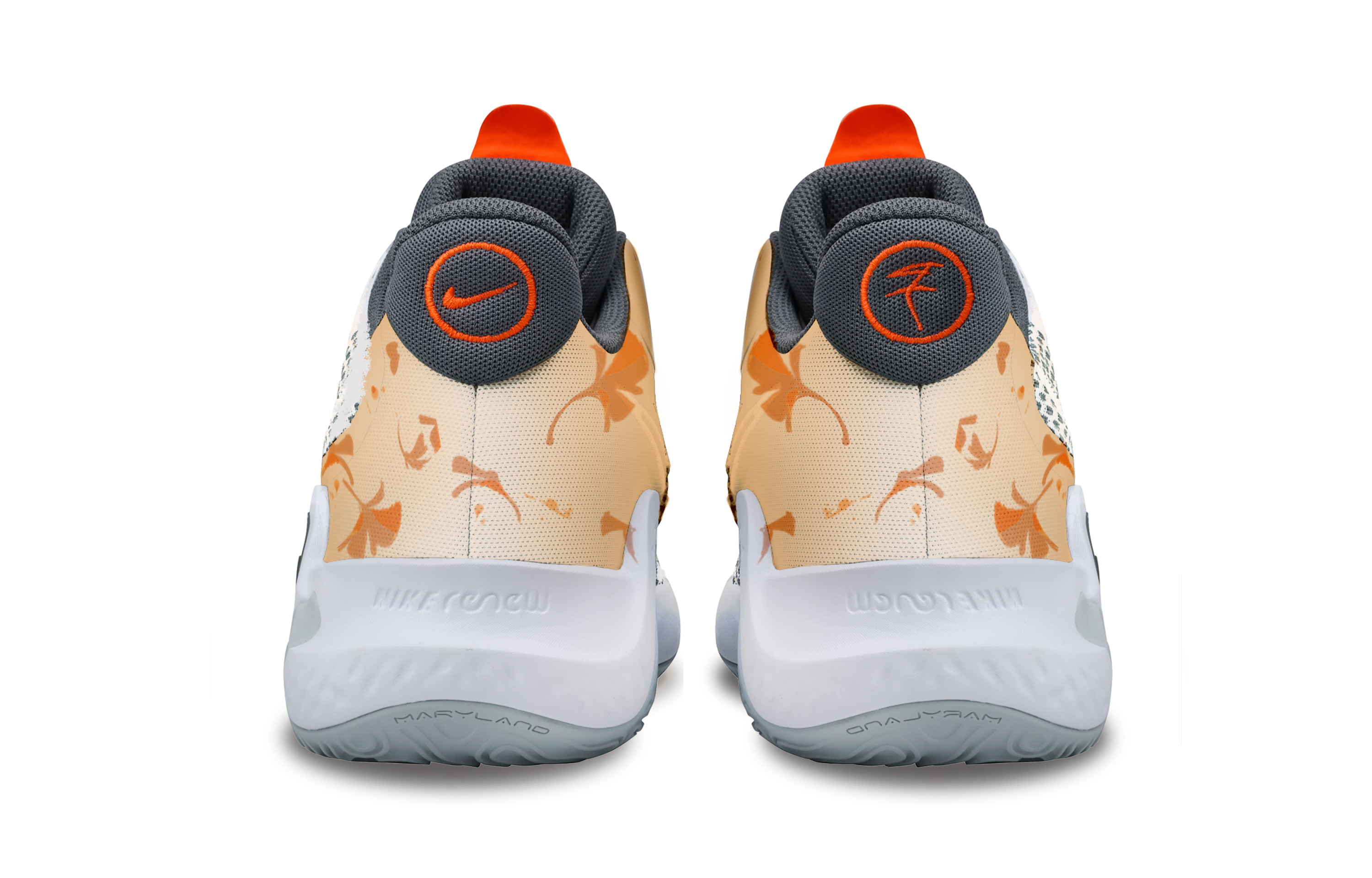 Nike KD Trey 5 IX Abrasion Resistant Low top Basketball Shoes Unisex Orange Red