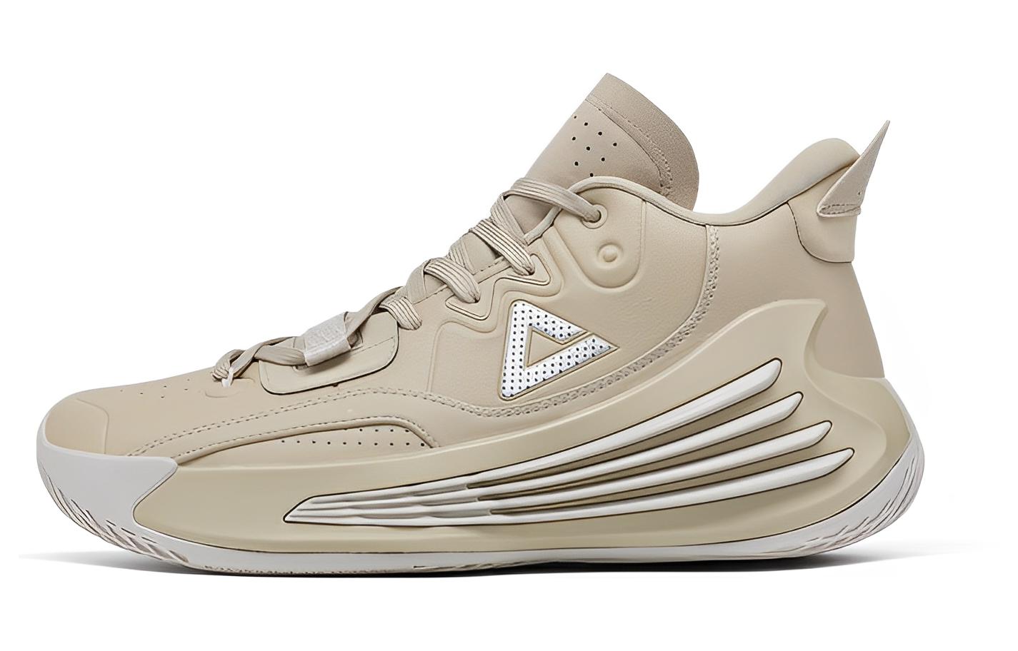 PEAK Shadowhunting Lux Basketball Shoes Men's Mid Top Khaki