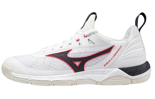 Mizuno Wave Luminous 'White Ignition Red'