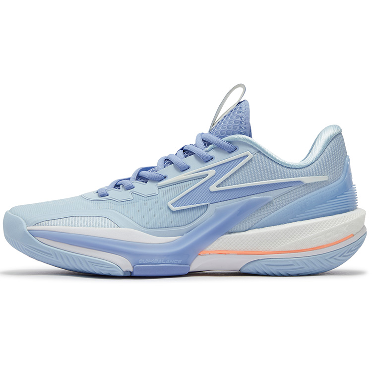 361° BIG3 6.0 Cushioning Slip Resistant Abrasion Resistant Low top Basketball Shoes Men’s Glacier Blue