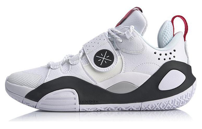 LiNing Li Ning City 8 Wade flat heel shock-absorbing non-slip wear-resistant low-top basketball shoes men's white