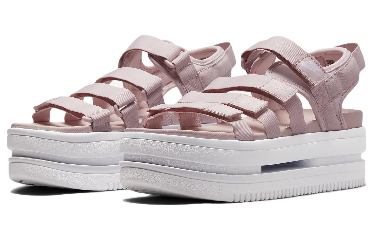 Nike Icon Classic Sports Pink White Sandals 'Pink White' Women's