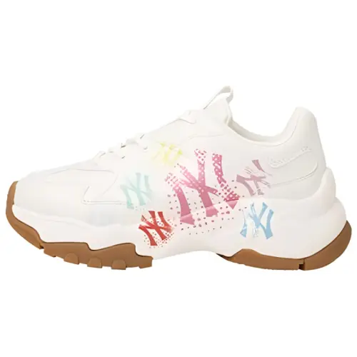 MLB Big Ball Chunky Graffiti Slip Resistant, Abrasion Resistant, Lightweight, Height Increasing Low top Chunky Sneakers