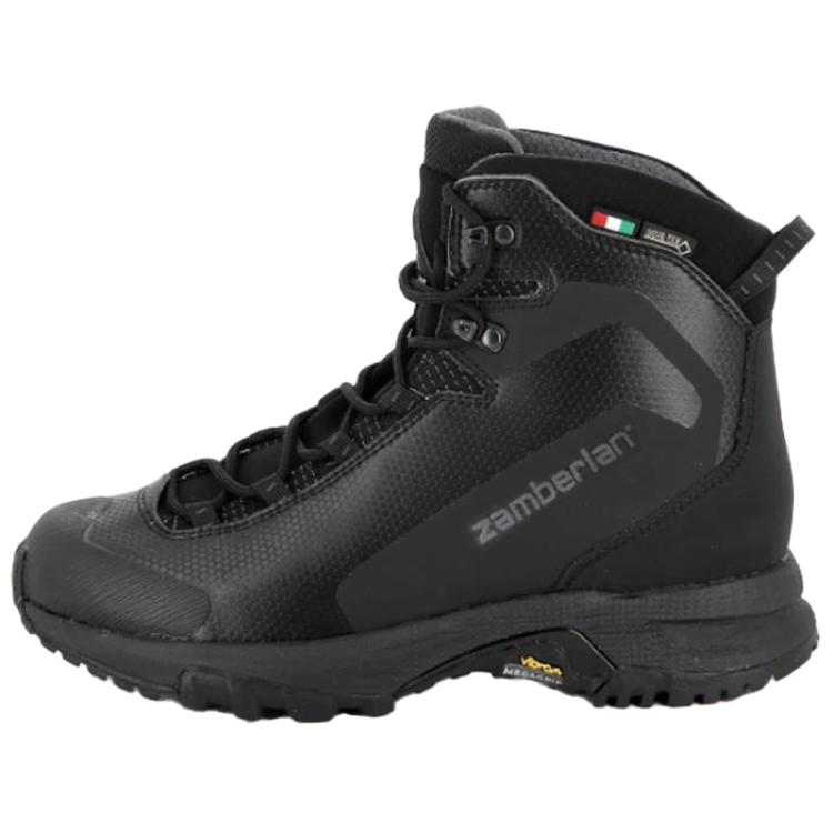 Zamberlan Slip Resistant Abrasion Resistant High top Hiking Shoes Men's Black