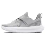 Under Armour Slip Resistant Abrasion Resistant Low top Basketball Shoes Unisex Gray