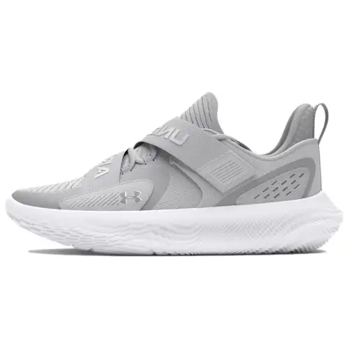 Under Armour Slip Resistant Abrasion Resistant Low top Basketball Shoes Unisex Gray