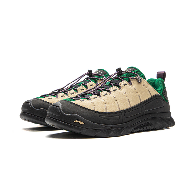 Li Ning Outdoor CF Tracing, Forest Grace SE Low top Hiking Shoes Unisex Khaki