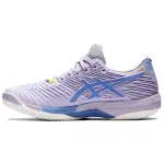 Asics Solution Speed FF 2 Clay Low top Tennis Shoes Women's Purple Blue