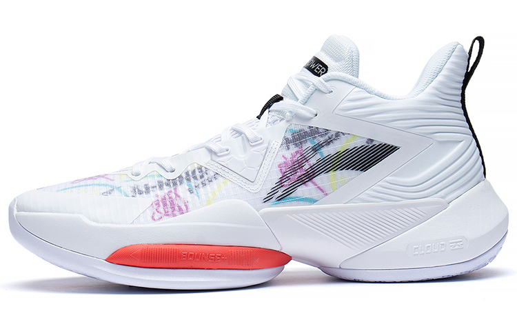 Li Ning Textile, Synthetic Leather, TPU Cushioning Slip Resistant Abrasion Resistant Coverage Support Mid top
