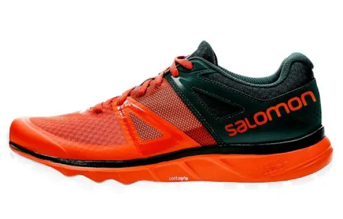 SALOMON Trailster Outdoor Shoes Wear resistant And Lightweight Low top Hiking Shoes Men's Red Black