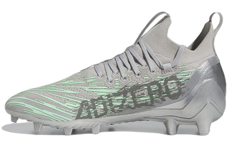 Adidas Adizero Primeknit Flash Cleats 'Grey Mint'