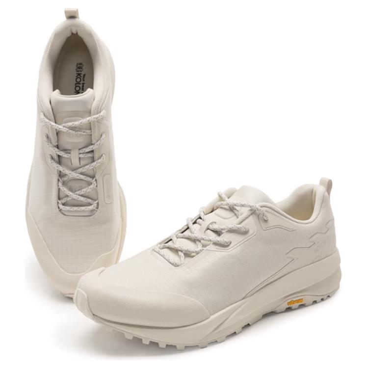 KOLON SPORT Skyler Slip Resistant Abrasion Resistant Low top Hiking Shoes Men’s White Birch