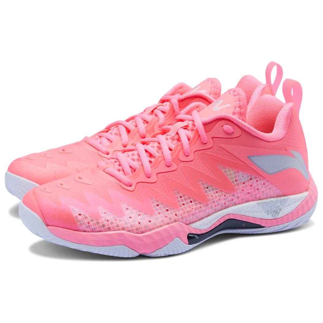 Li Ning Falcon 5 Slip Resistant, Breathable, And Resilient Low top Badminton Shoes Unisex Pink