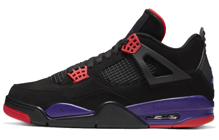 Мужские кроссовки Jordan Air Jordan 4 retro raptors nrg (черный)