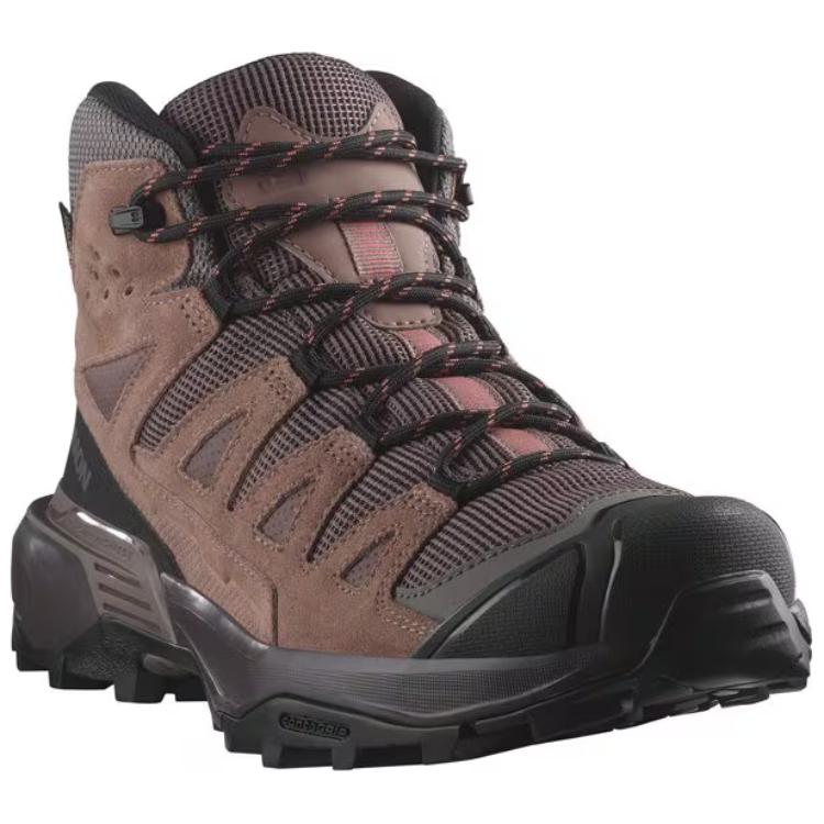 SALOMON X ULTRA 360 Slip Resistant Abrasion Resistant Mid top Mountaineering Shoes Women’s Gray Brown