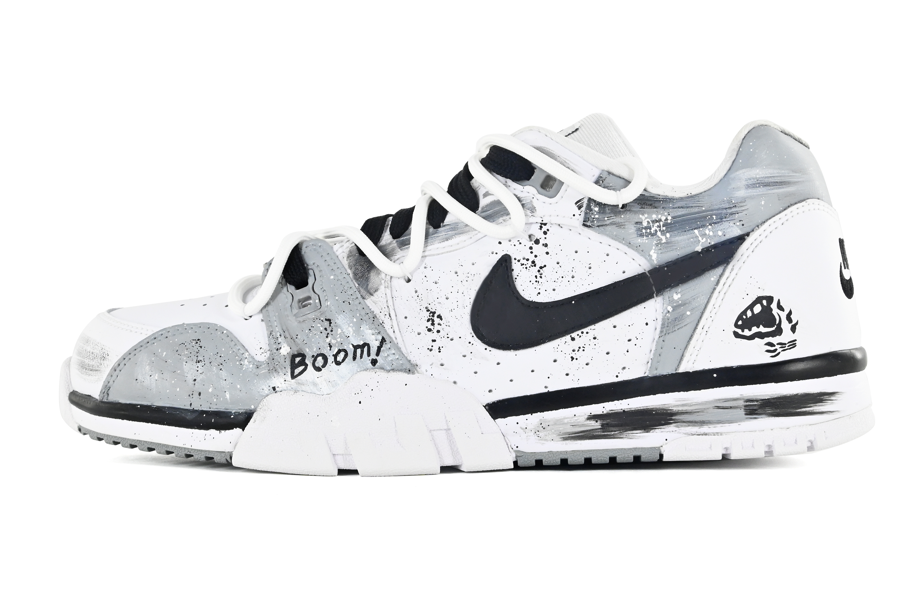 Nike Air Cross Trainer NinePro Meteorite Park Slip Resistant Abrasion Resistant Low top Training Shoes Men’s Gray