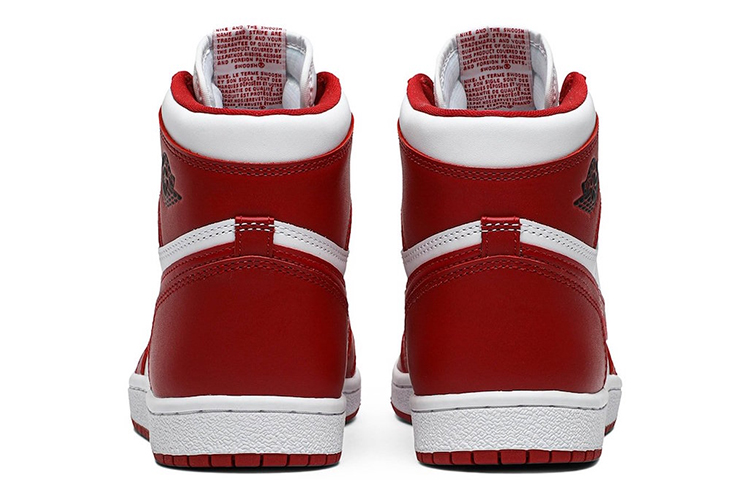 Кроссовки Nike x Jordan Air Jordan 1 Air Ship (бело-красные) — фото 10