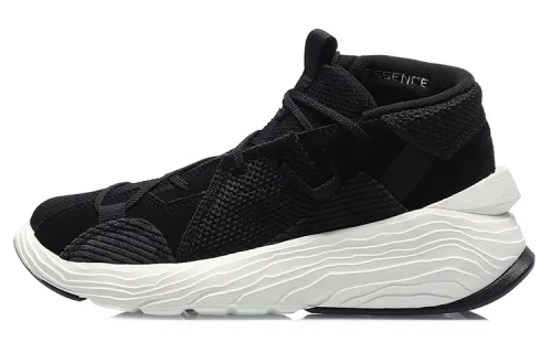 LiNing Li Ning Kung Fu Jackie Chan Kung Fu Series Wu Dao Winterized Basketball Shoes Women's Black and White