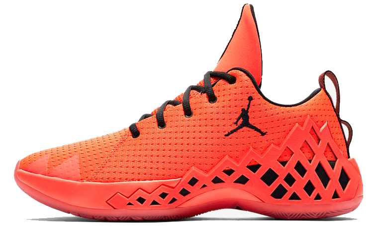 Jordan Jumpman Diamond Basketball Shoes Men's Low Top Orange Red