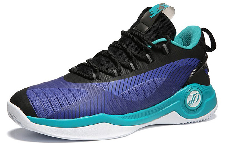PEAK Parker Generation Parker Shock Absorbers Slip Resistant Abrasion Resistant Low top Basketball Shoes Men’s Purple