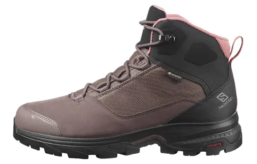 SALOMON Mountaineering & Hiking Shoes Women's High Top Black Coffee