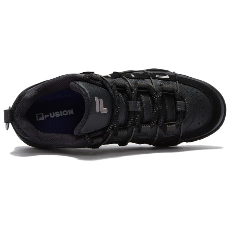 FILA FUSION BUSTER Puffy Shoes Low top Vintage Basketball Shoes Men’s Black