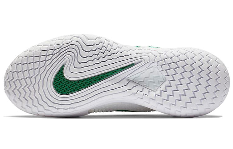 Женские кроссовки Nike Air Zoom Vapor Cage 4 HC (бело-зеленые) — фото 6