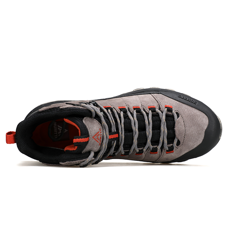 HUMTTO Cushioning Slip Resistant Abrasion Resistant High top Hiking Shoes Men’s