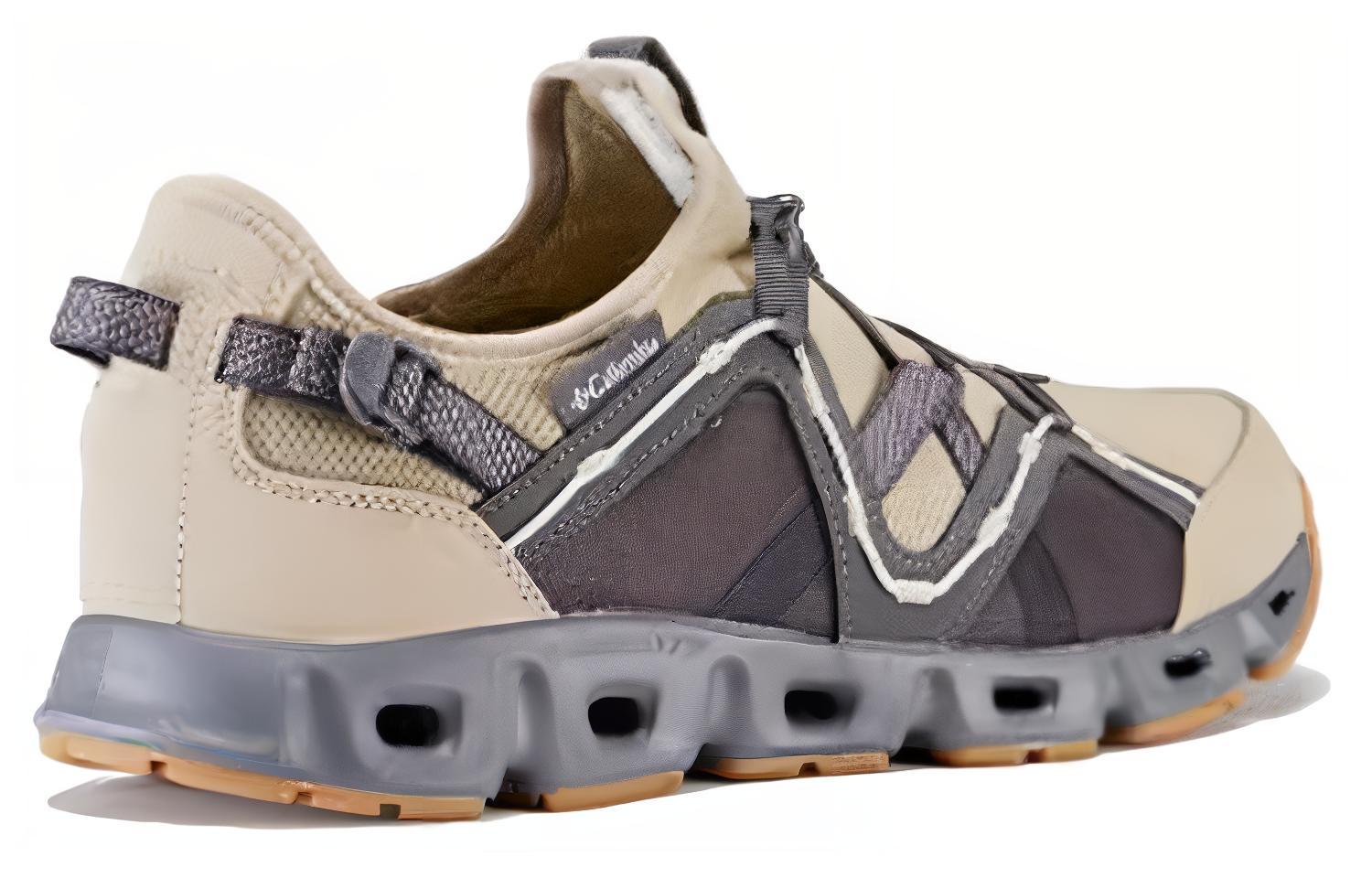Columbia Slip Resistant Abrasion Resistant Low top Mountaineering Shoes Men’s Gray Beige