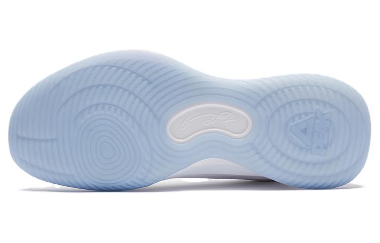 PEAK Cushioning Slip Resistant Abrasion Resistant Low top Basketball Shoes Men’s White