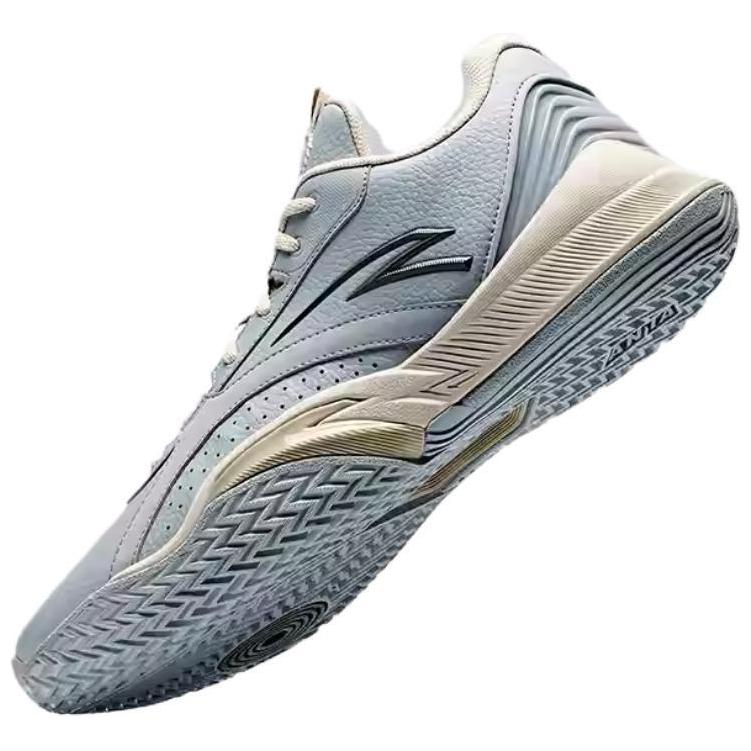 Anta Wind Tunnel 5 Slip Resistant Abrasion Resistant Low top Basketball Shoes Men’s Blue White