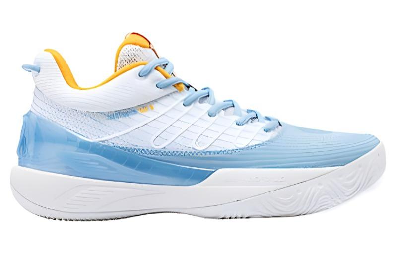 361° AG Sparkling 2.0 Denver Cushioning Slip Resistant Low top Basketball Shoes Men’s White Blue