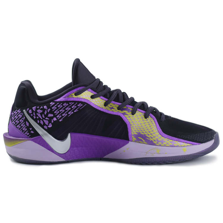 Nike Sabrina 2 Cushioning, Wear Resistant Low top Basketball Shoes Unisex Purple Silver