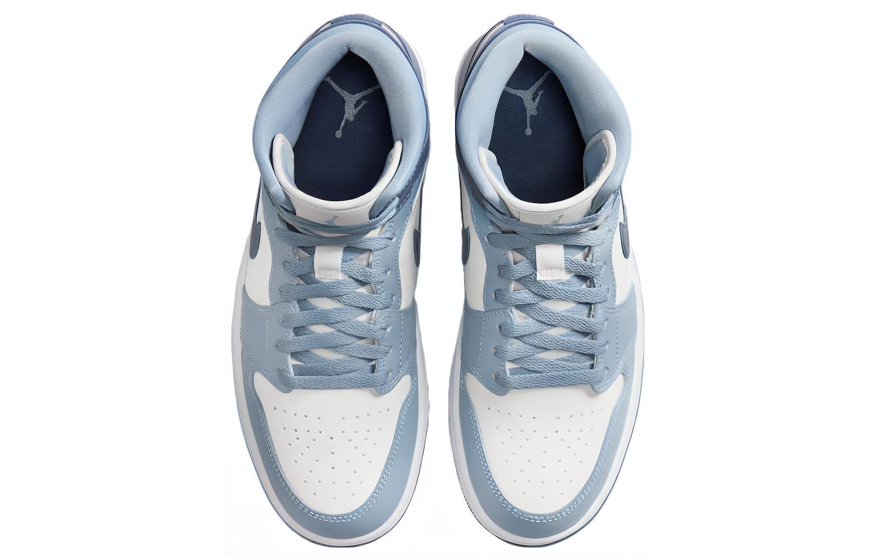 Air Jordan 1 Mid Sail Diffused Blue Women’s