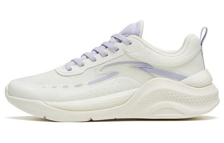 Anta Shenxing Fabric Abrasion Resistant Breathable Low top Training Shoes Women's White Purple