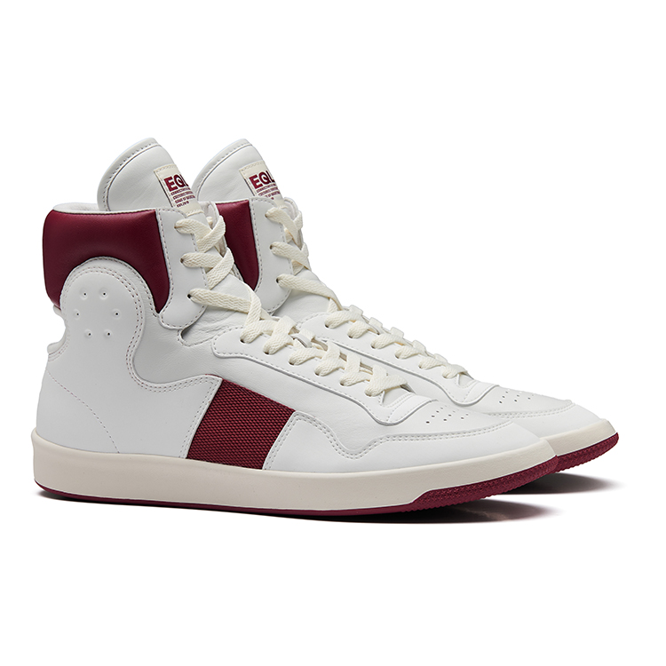 EQLZ EQUALIZER 1970 Lightweight High top Vintage Basketball Shoes Unisex Campus Red
