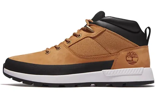 Timberland Sprint Trekker Mountaineering & Hiking Shoes Men's Mid Top Brown Yellow