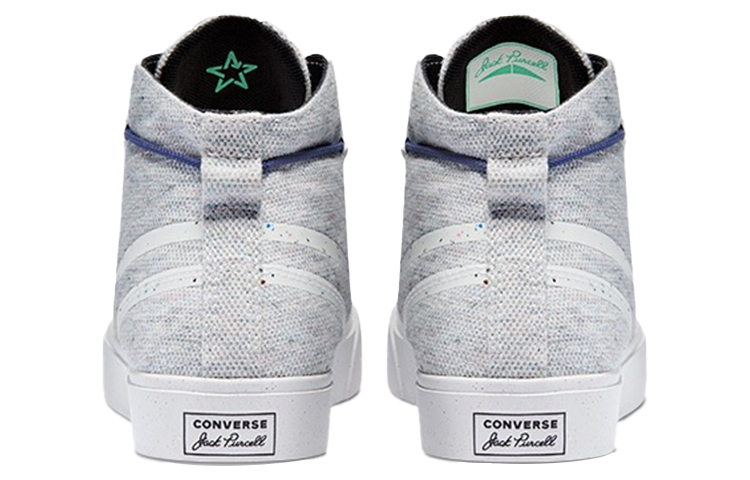 Кеды Converse Jack Purcell (серо-белые) — Серый / белый — фото 5