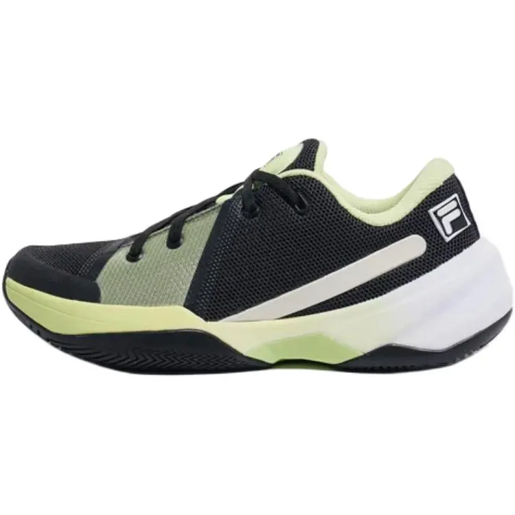 FILA Fire Ace T7 Low top Tennis Shoes Unisex Black Green