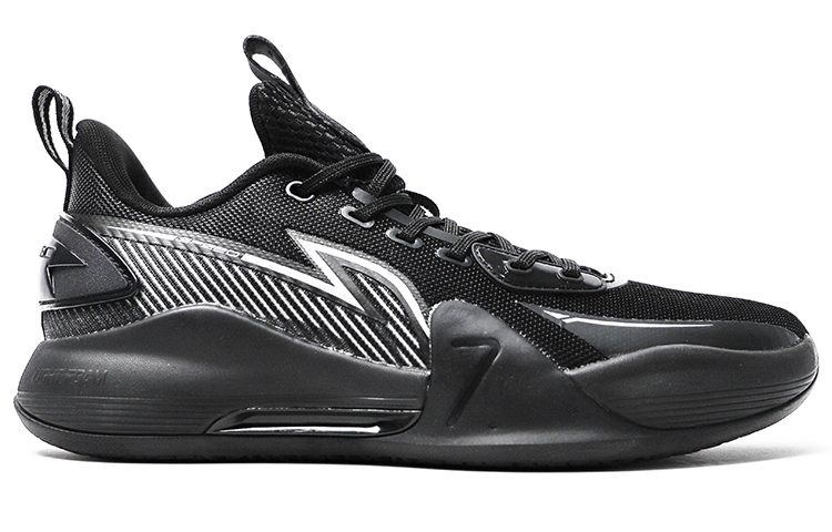 Li Ning Speed 7 Cushioning Slip Resistant Low top Basketball Shoes Men’s Black