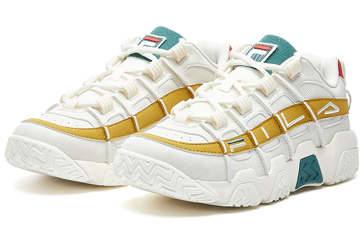 FILA Barricade Vntg Gs White/Yellow/Green Women’s