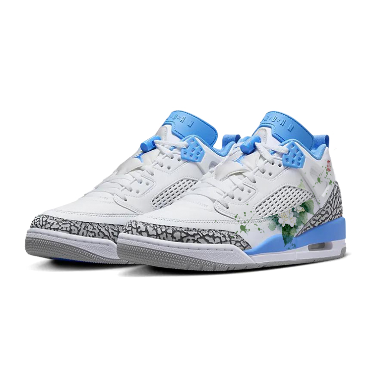 Jordan Spizike Vintage Basketball Shoes Men’s Low Top Blue/White