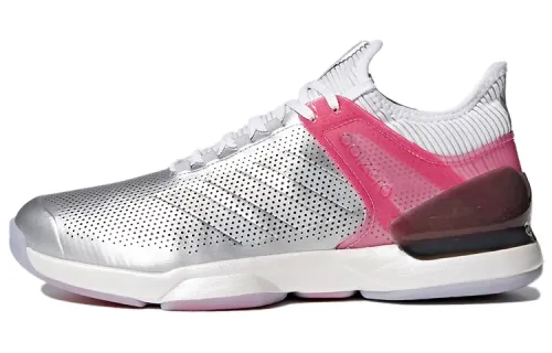 Adidas Adizero Ubersonic 2 Comfortable Tennis Shoes Silver