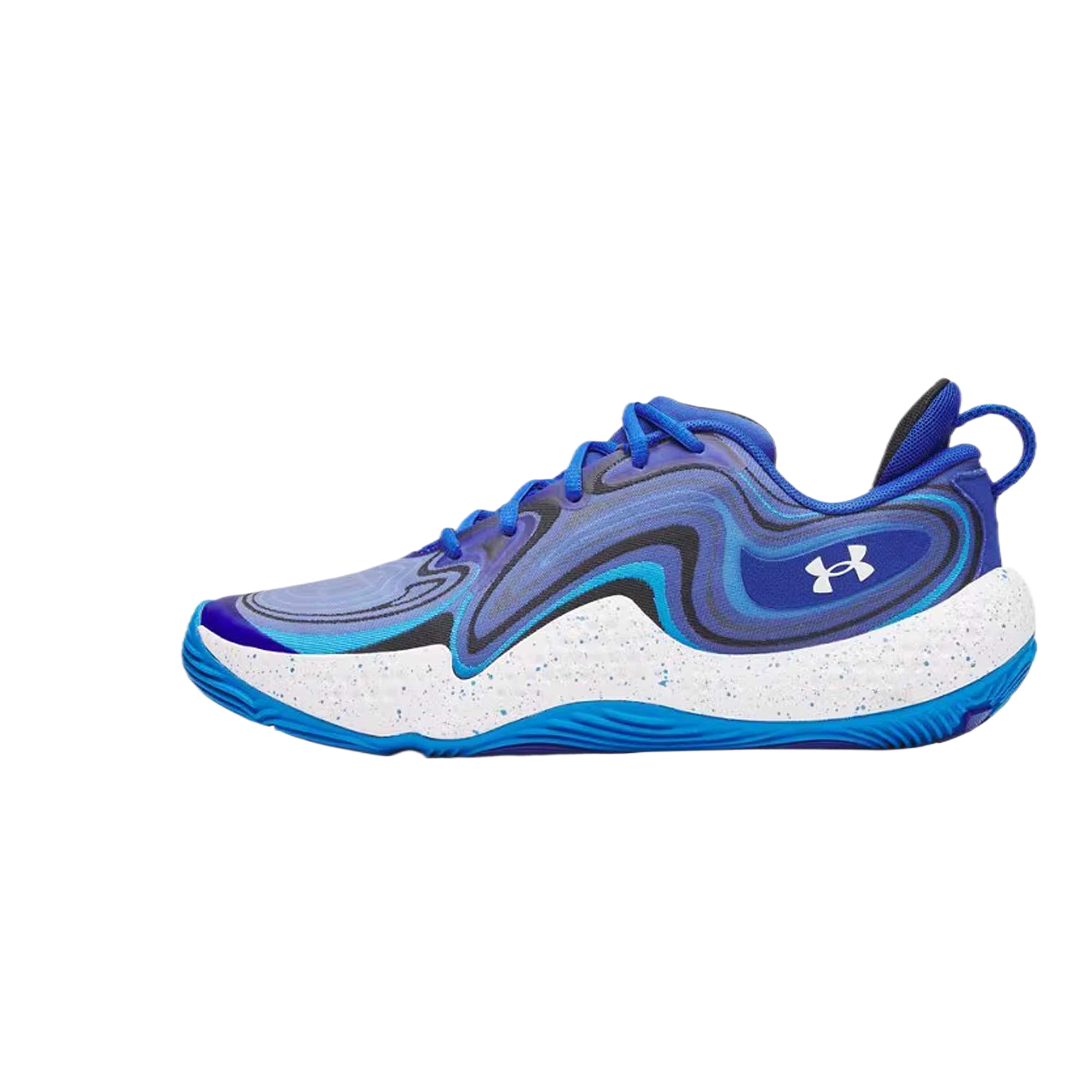 Баскетбольные кроссовки Under Armour Spawn 6 (черно-белые)