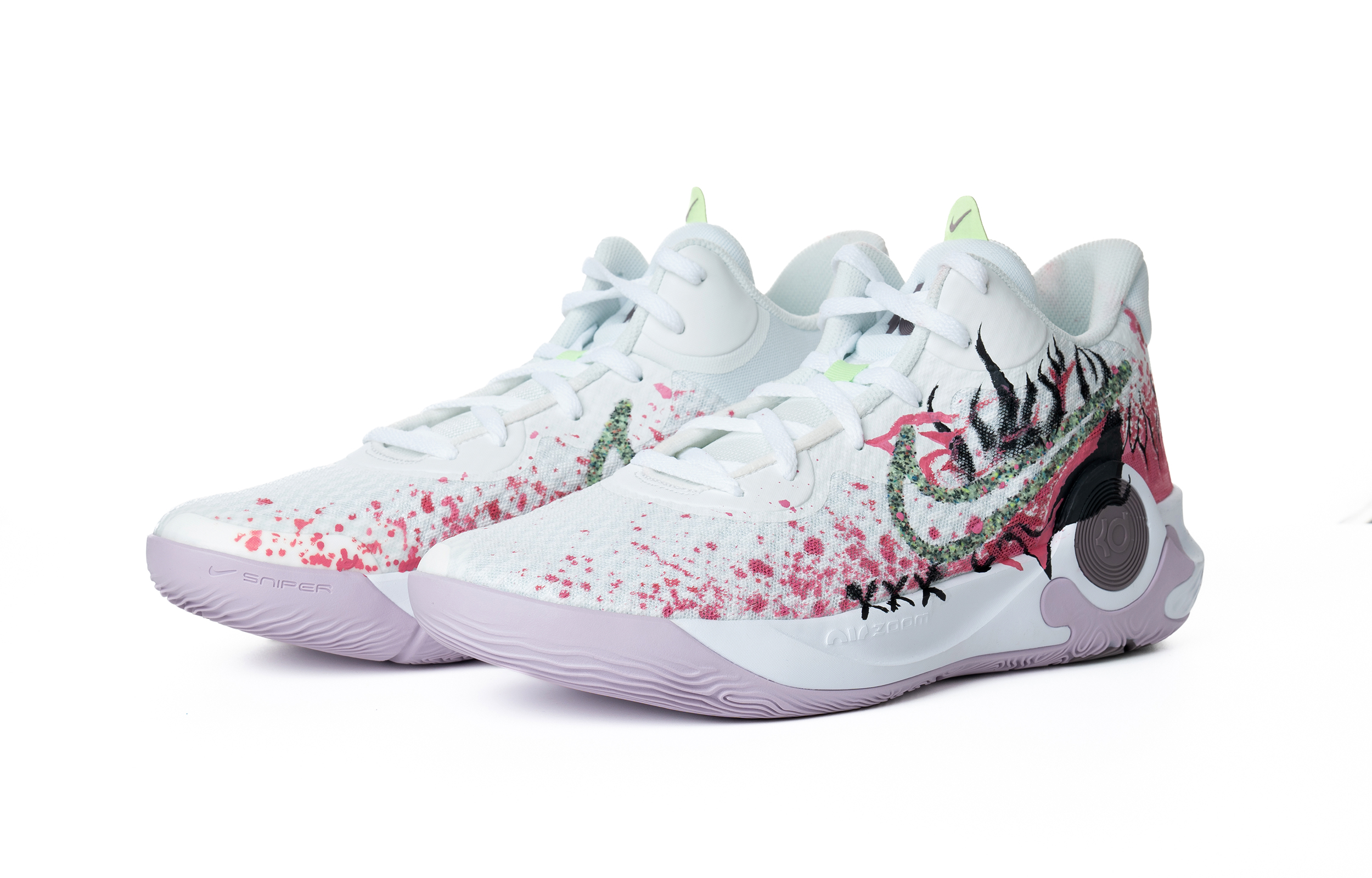 Nike KD Trey 5 Vintage Basketball Shoes Unisex Mid Top White