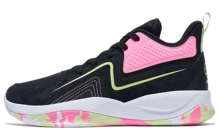 XTEP Textile, Synthetic Leather Slip Resistant Abrasion Resistant Low top Performance Basketball Shoes Men’s