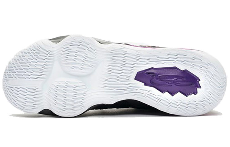 Мужские кроссовки Nike Basketball LeBron XVII (черно-фиолетовые) — фото 5